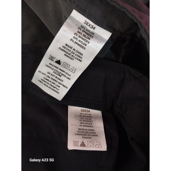 UB Tech Mens Cargo Utility Pants Size 38x34 Classic Fit Lot Of 2 Gorpcore Hiking - Picture 7 of 10